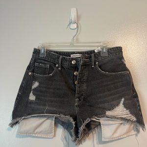 Good American Black Jean Shorts